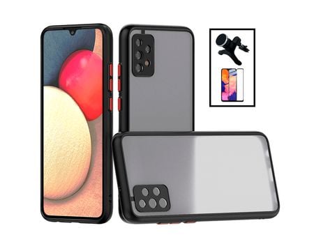 Kit Capa Traseira Proteção Camara + Película de Vidro Temperado GorilasGlass + Suporte Magnético Com Pernas para Samsung Galaxy A53 5G GIFT4ME Preto