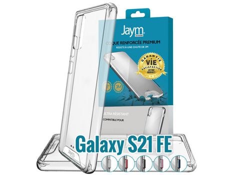 Capa para Samsung Galaxy S21 FE JAYM Ultra Reforçada Transparente