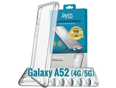 Capa para Samsung Galaxy A52 JAYM Ultra Reforçada Transparente