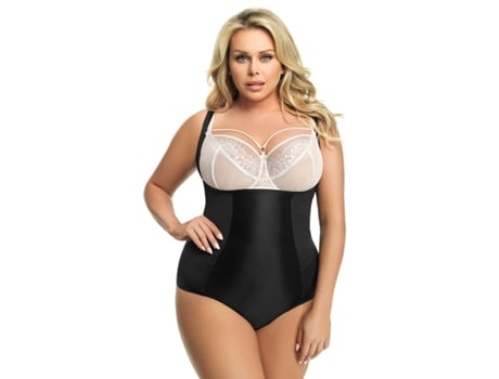 Body de Mulher GORSENIA Sanremo Shapewear Figure Hugging Preto (L)