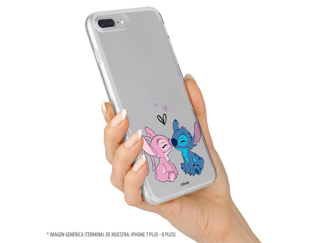 Capa para Xiaomi 11T Oficial da Disney Angel & Stitch Beijo - Lilo & Stitch