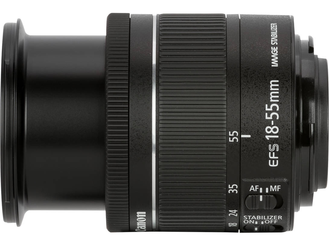Objetiva CANON EF-S18-55 F4-5.6 IS STM (Encaixe: Canon EF Abertura:  f/22-32-f/4-5.6)