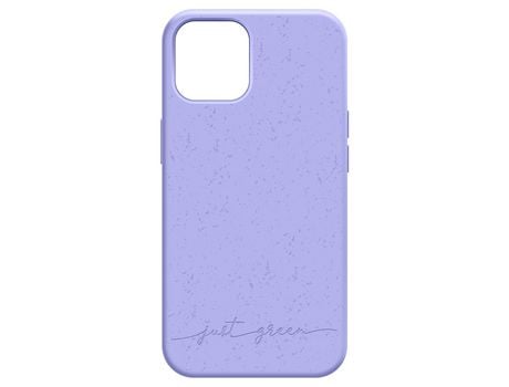 Capa para iPhone 12 e 12 Pro JUST GREEN violeta reciclável