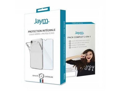 Pack Capa + Película para iPhone 12 Pro Max (6.7) JAYM Plano 2.5D