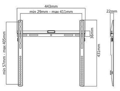 Sp 379 152,4 Cm 60' Preto MUNARI