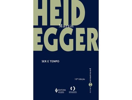 Livro Ser e Tempo de Martin Heidegger (Português do Brasil)