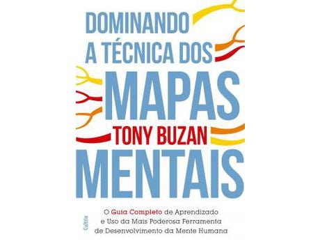 Livro Dominando a Tecnica dos Mapas Mentais de Tony Buzan (Português)