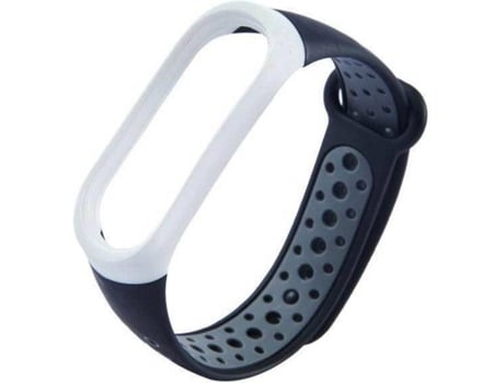 Bracelete para DEEP SMILE Silicone Xiaomi Mi Band 3 Branco