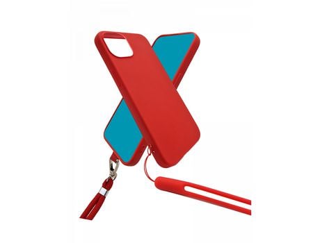 Capa de Silicone Premium - Vermelho para Apple iPhone 14  - Interior 100% Microfibra