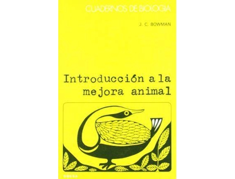 Livro Introducción a la mejora animal de John C. Bowman (Espanhol)