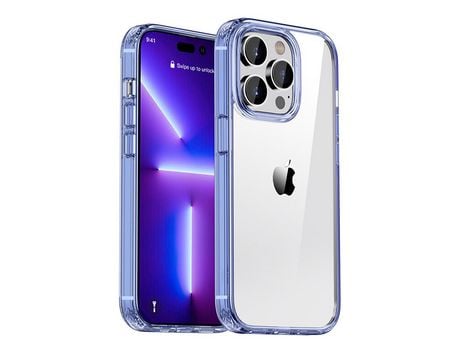 Capa VENIYSMLIS para Iphone 14 Azul Transparente