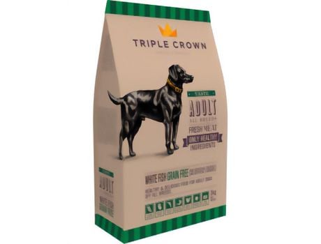 Ração para Cão TRIPLE CROWN Tasteful Grain Free