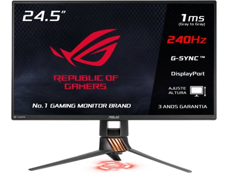 Monitor Gaming  ROG Swift PG258Q (24.5 - 1 ms - 240 Hz - NVIDIA G-Sync)