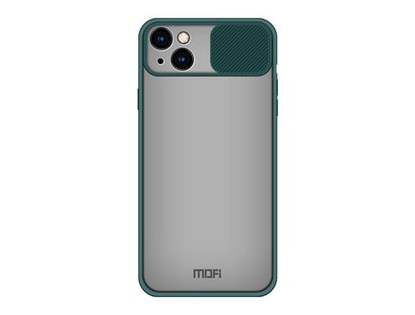 Capa TPU MOFI fosco verde para iPhone 13 6.1