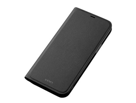 Capa PU + TPU X-LEVEL anti-riscos, anti-queda, preto para iPhone 13 6.1