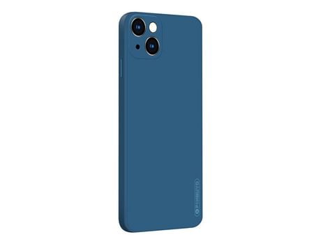 Capa silicone PINWUYO recortes precisos azuis para iPhone 13 mini 5.4