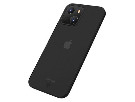 Capa TPU X-LEVEL anti-riscos, acabamento fosco ultrafino preto transparente para iPhone 13 mini 5.4