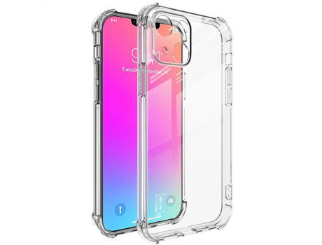 Capa TPU IMAK airbag auxiliar, à prova de choque, anti-riscos transparente para iPhone 13 mini 5.4