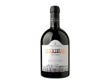 Vinho doce MARCO DE BARTOLI Bukkuram Sole d'Agosto Zibibbo Passito di Pantelleria (0.75 L - 1 Unidade)