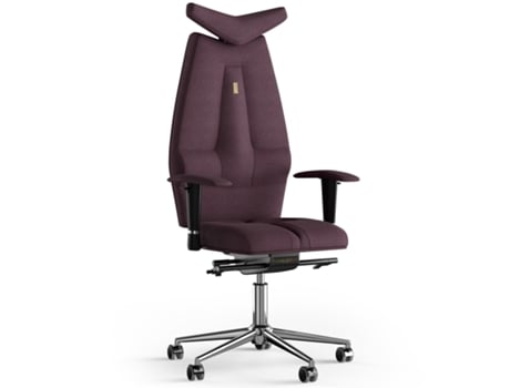 Cadeira de Escritório Ergonómica KULIK SYSTEM Tecido a Jato Azur (Violeta -130x50x50cm)