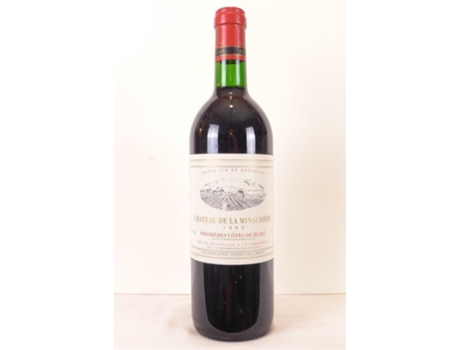 Vinho Tinto CHÂTEAU DE LA MINAUDIÈRE 1989 (75 cl - 1 unidade)