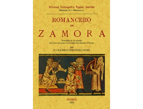 Livro Romancero De Zamora de Cesáreo Fernández Duro (Espanhol)