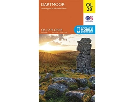 Livro Dartmoor de Ordnance Survey (Inglês)