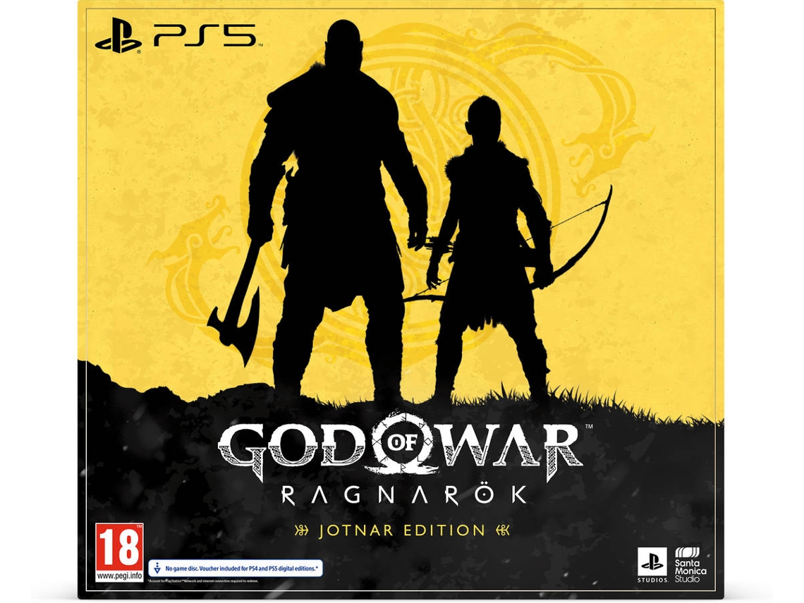 Jogo PS5 God of War Ragnarök (Código de Descarga na Caixa - Collector's  Edition)