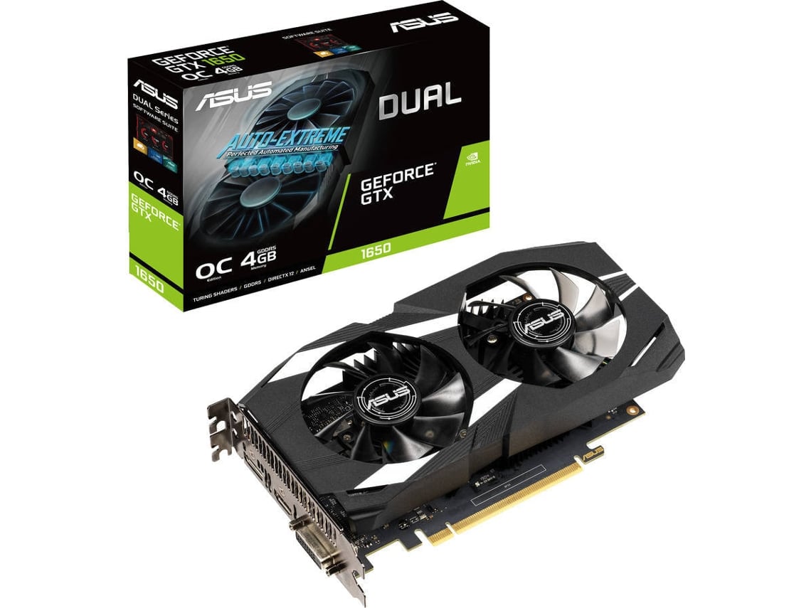 Placa Gr fica ASUS GeForce GTX 1650 Dual NVIDIA 4 GB DDR5