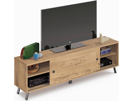 Móvel de TV MUEBLES PITARCH Kamet (52x160x40 cm - Melamina - Carvalho)