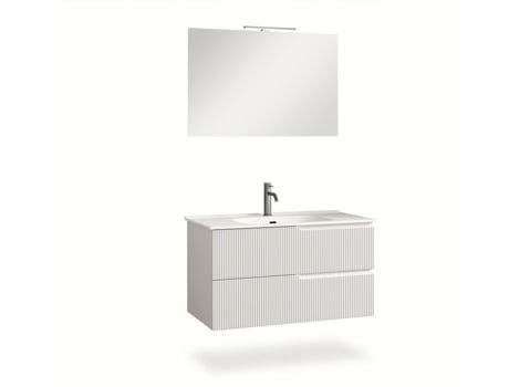 Conjunto de Banheiro de 4 Peças Venere Branco Fosco 90Cm AQA DESIGN