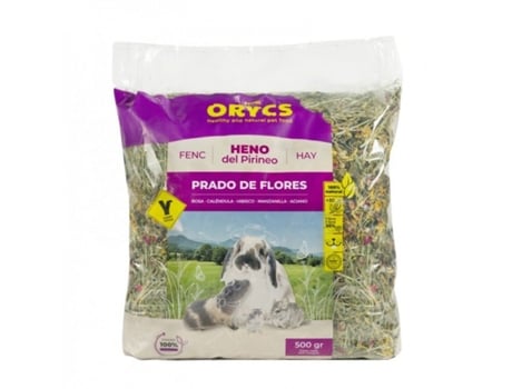 Feno Natural dos Pirenéus Prado de Flores 500 GR 