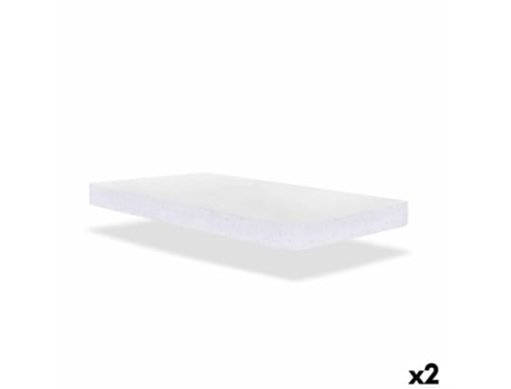 Capa para colchão de berço MI BOLLITO Branco 1 x 70 x 140 cm Impermeável 2 Unidades