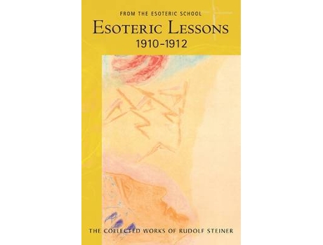 Livro esoteric lessons 1910 - 1912 de rudolf steiner (inglês)