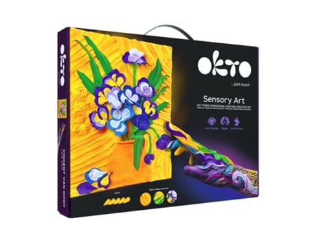 Kit de Pintura 3D Sensory Art OKTO 30X40Cm Irises K10007