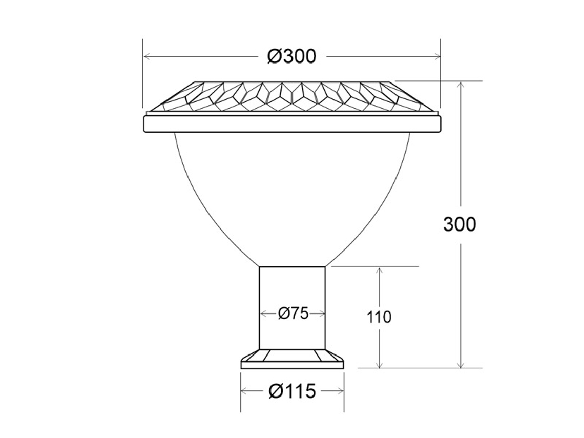 Farola Led Solar Villa S1 Ufo 60W Rgb + Dual LEDBOX | Worten.pt