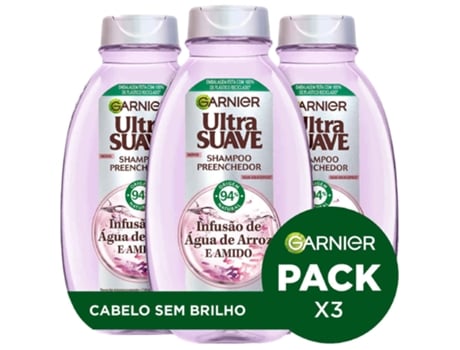 Champô Ultra Suave Água de Arroz ULTRA SUAVE GARNIER