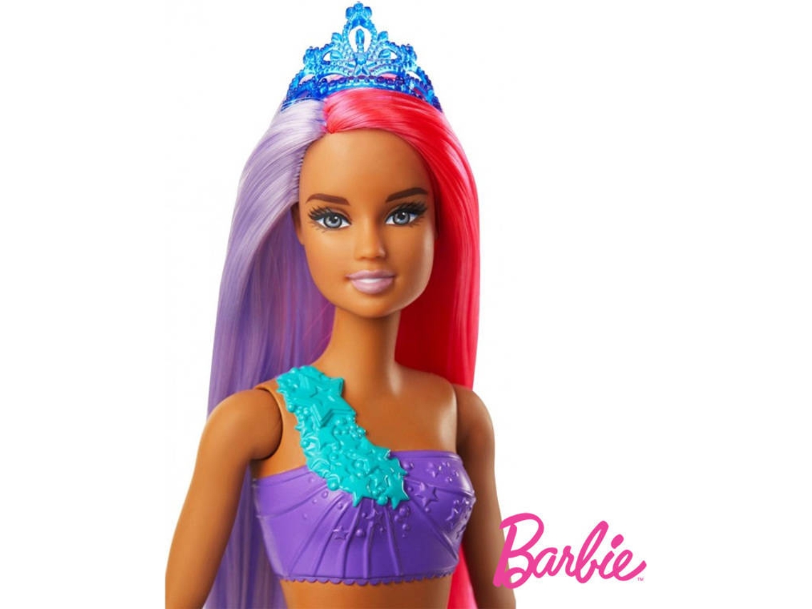 Boneca com Acessórios - Barbie Dreamtopia - Sereia Penteados