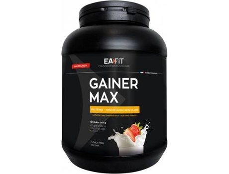 Suplemento Alimentar EAFIT Gainer Max Strawberry (1,1 kg de pó (Morango))