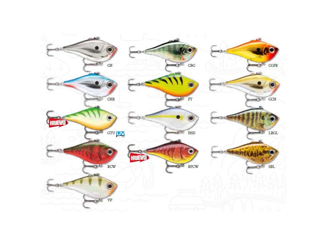 FISHING LURES RAPALA RIPPIN RAP RPR 5 cm SBL (Live Smallmouth Bass) color