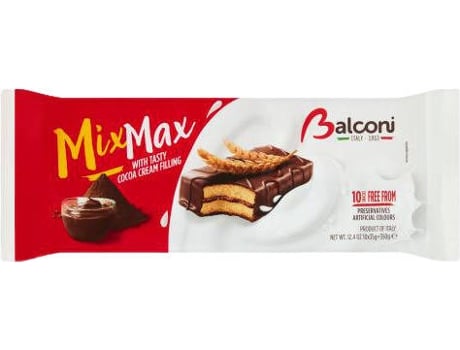 Bolo BALCONI MixMilk 10 Unidades (350 g)