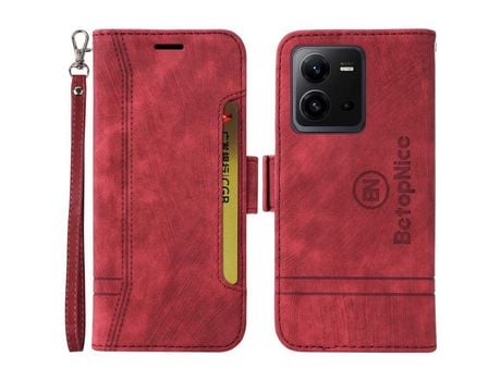 Capa para Vivo v25 5g/v25e 4g BETOPNICE Vermelho