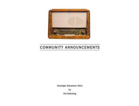 Livro Community Announcements de Patrick Rahming ( Inglês )