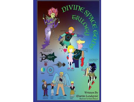 Livro Divine Space Gods Trilogy de Martin Lundqvist ( Inglês )