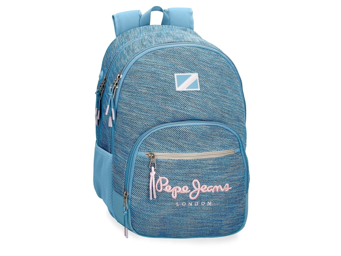 Mochila Escolar PEPE JEANS 32 x 44 x 22 Poli ster Azul