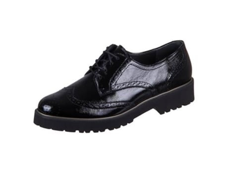 Sapatos de Mulher SEMLER Elena Schwarz Knautschlack Pele Preto (9 uk)