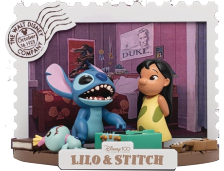 Figura Diorama Lilo & Stitch Disney 100 Years Of Wonder 10 Cm