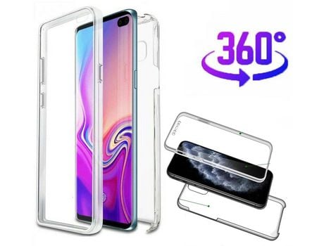 Capa para Xiaomi Redmi 9 Clear 360 LUSOSMART Transparente