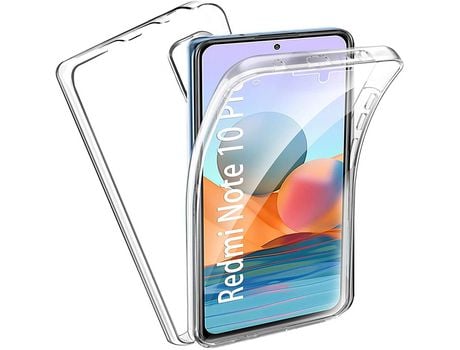 Capa para Xiaomi Redmi Note 10 Pro Clear 360 LUSOSMART Transparente