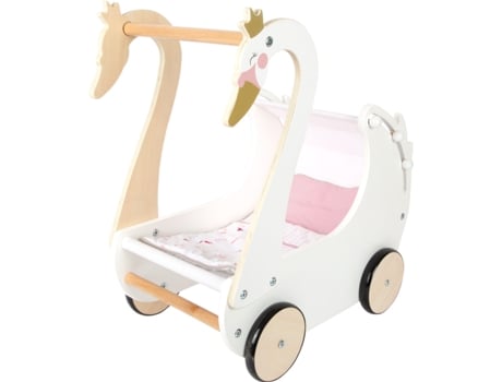 Doll Pram Swan SMALL FOOT COMPANY (Idade minima recomendada: 3 anos)